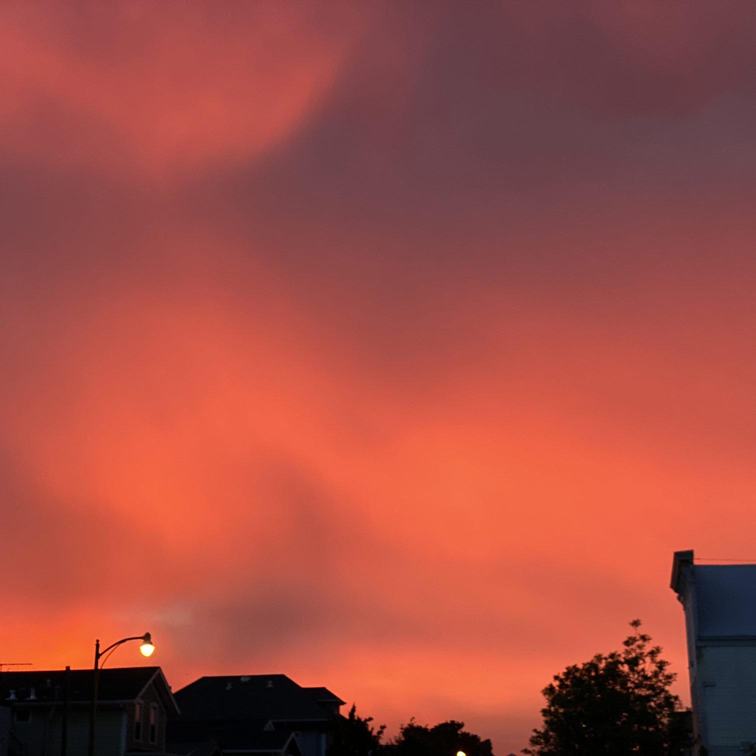Red sky